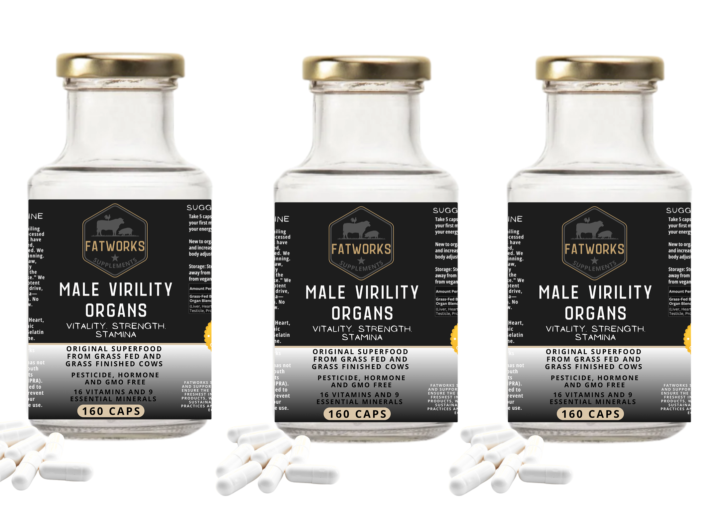 Male Virility Organs (3 x 160 Caps) – 3-Month Supply (Copy)