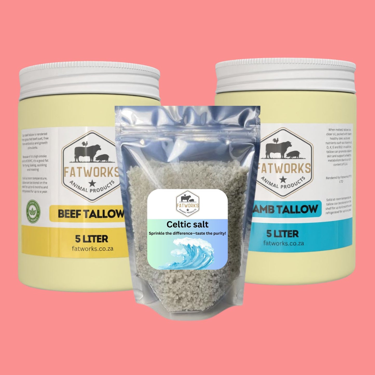 The Classic Chef’s Bundle (Tallow Tubs & Salt)