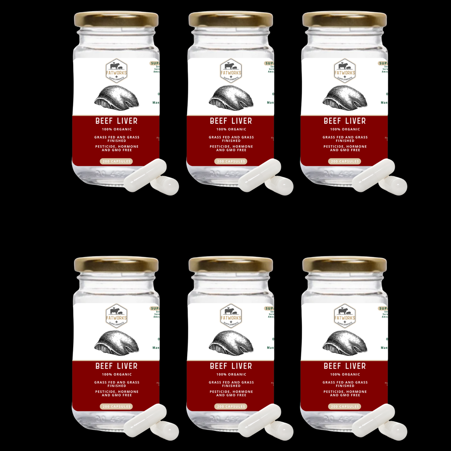 6 x Liver Capsules (60’s each)