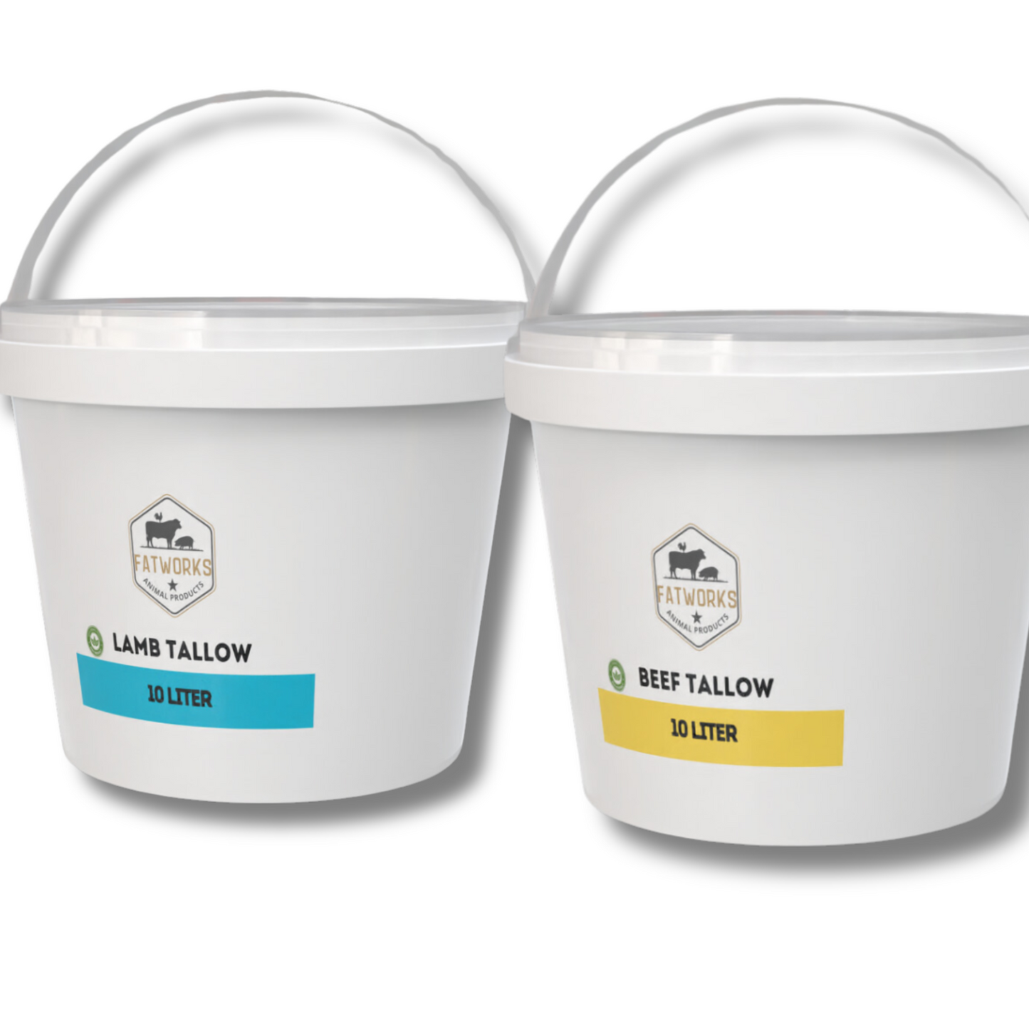 10L Beef tallow and 10L lamb tallow