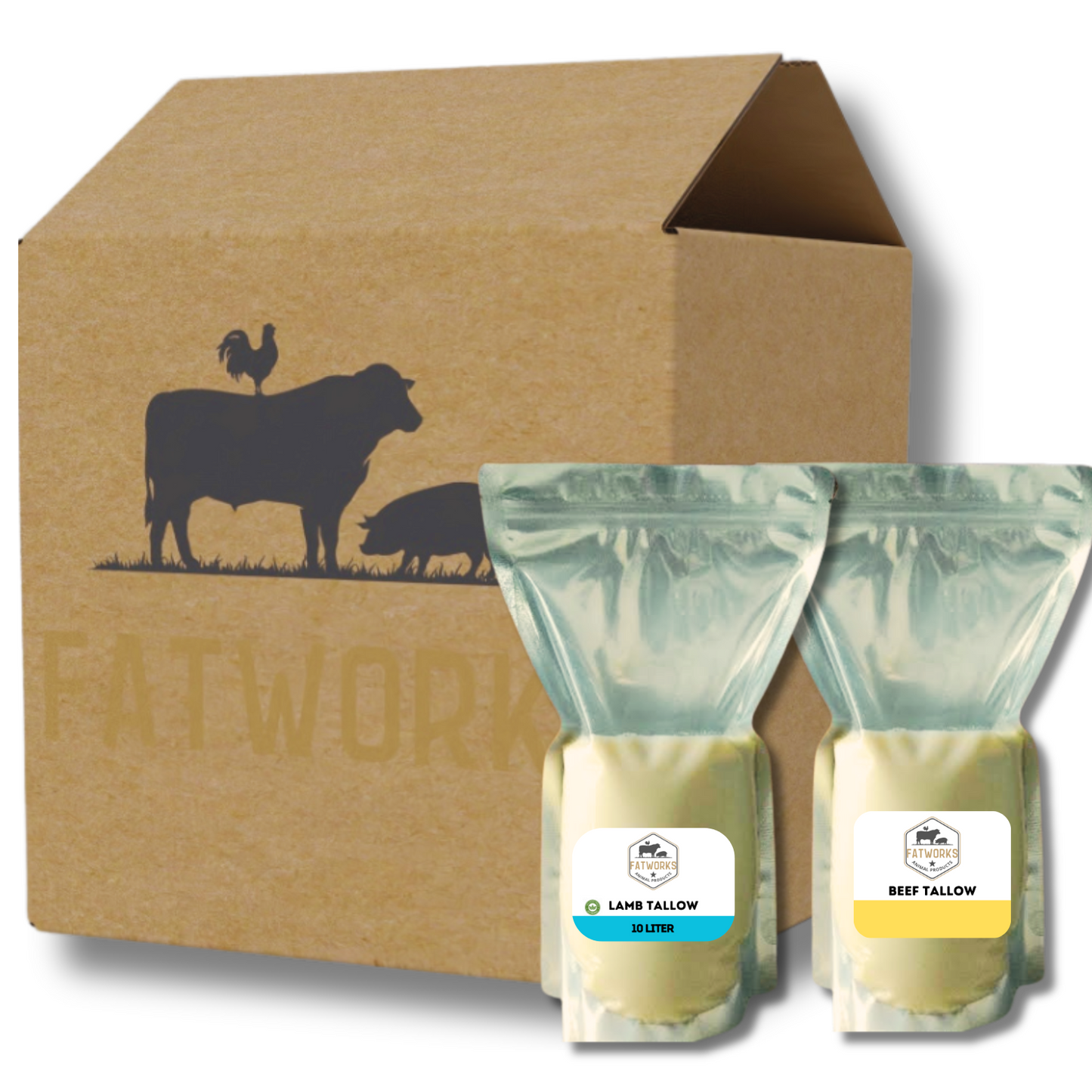 Beef and Lamb tallow Box - 8 pouches