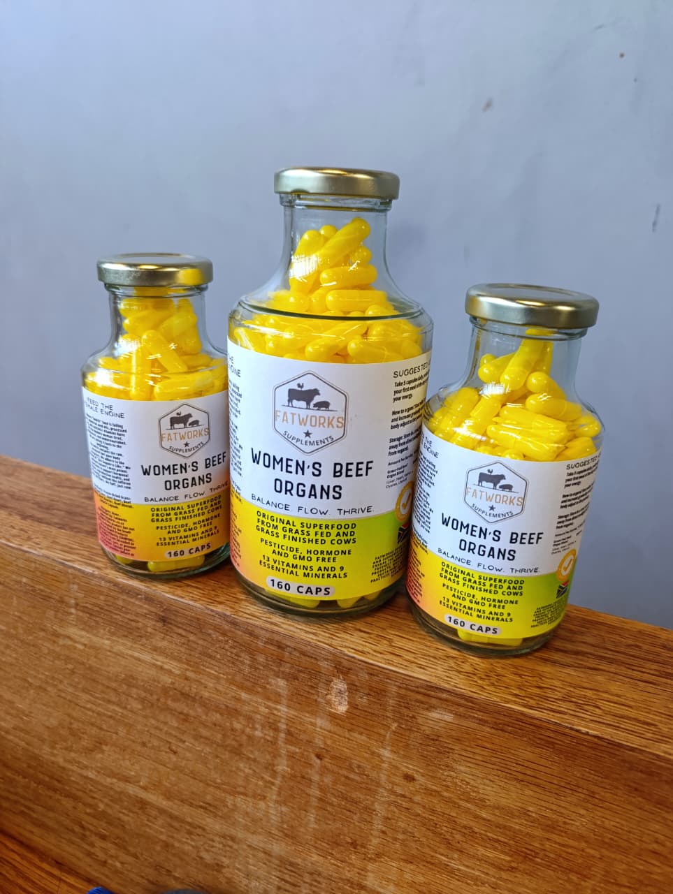 Female Vitality Organs (3 x 160 Caps) - 3 months supply