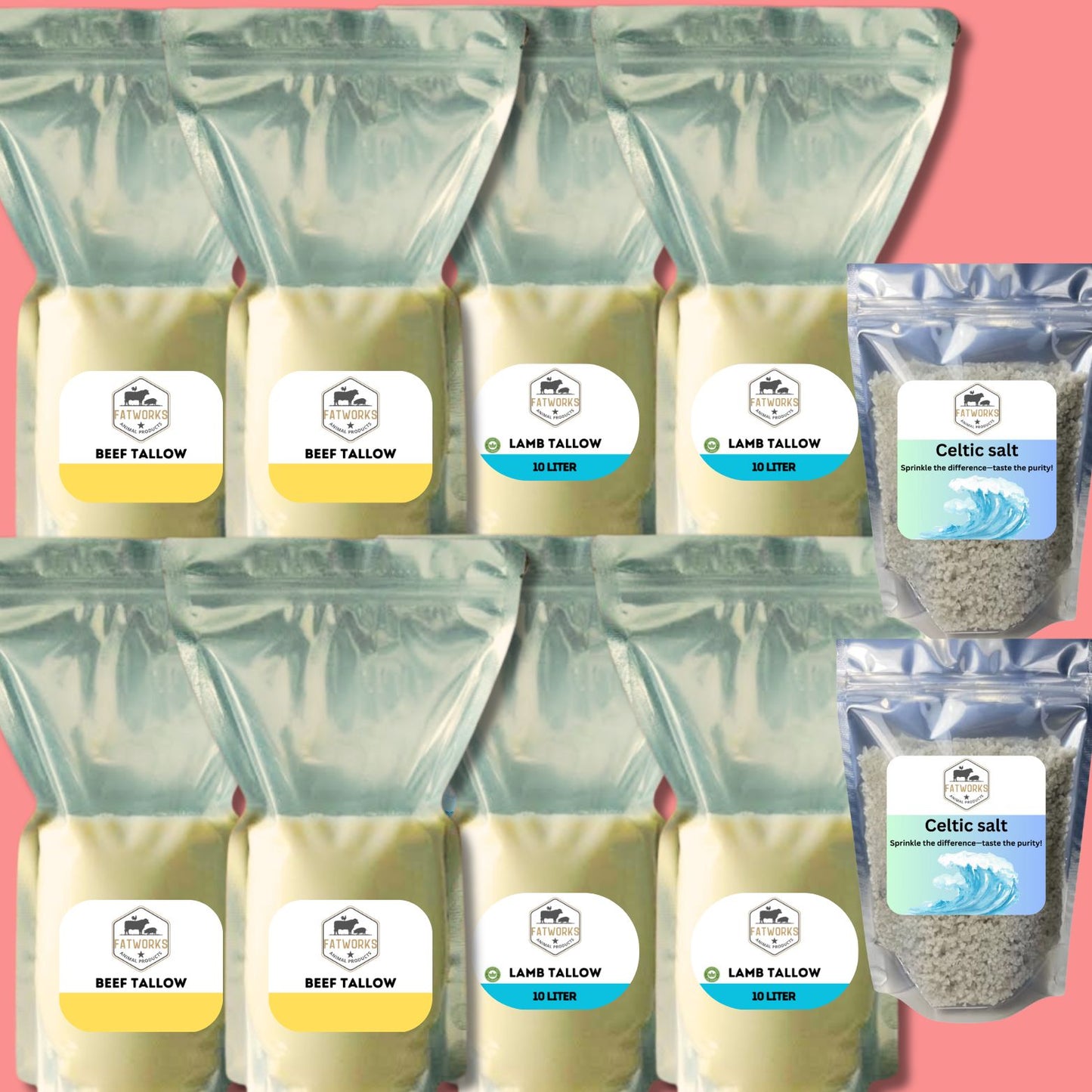 The "Fat for Days" Mega Refill Bundle + Celtic Salt