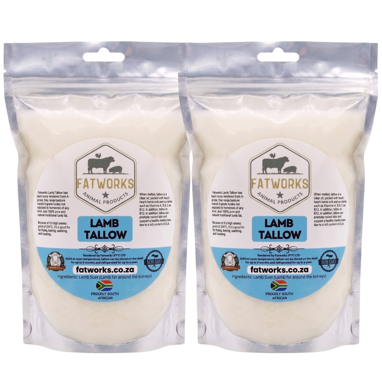 Lamb Tallow pouch - 2kg