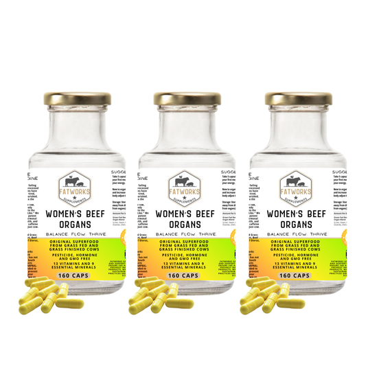 Female Vitality Organs (3 x 160 Caps) - 3 months supply