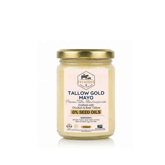 Tallow Gold Mayo (200ml) - Glass Jar Edition