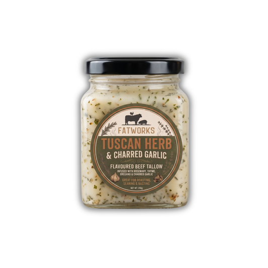 Tuscan Herb & Charred Garlic Beef Tallow