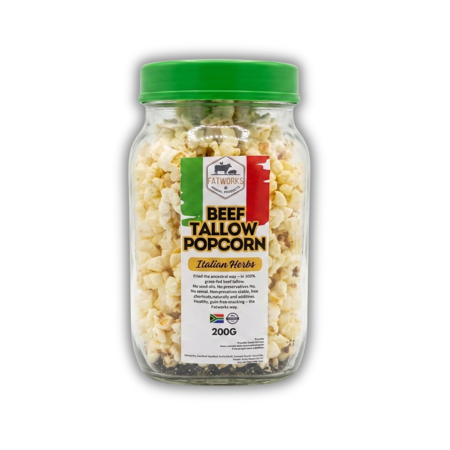 Beef Tallow Popcorn – Italian Herbs
