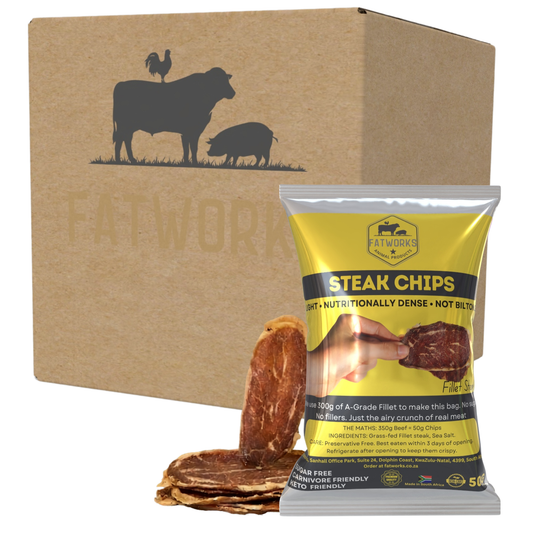 Fillet Steak Chips - 100% A-Grade Beef (4 x 50g)