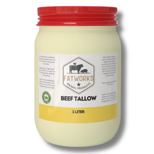 The Gateway Special: 1L Premium Beef Tallow – Consol Glass Jar Edition