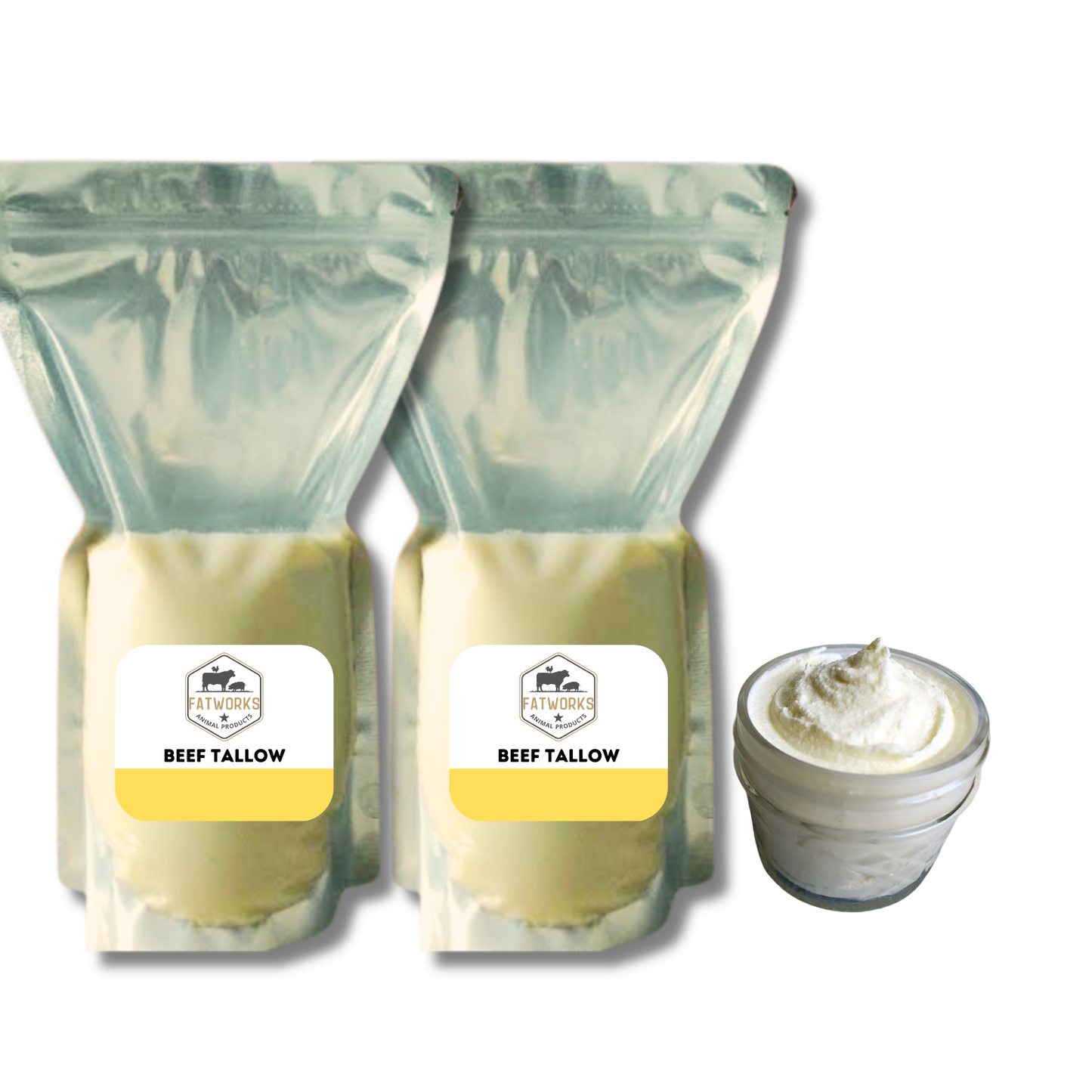 2kg Beef Tallow and 200g Tallow Skincare