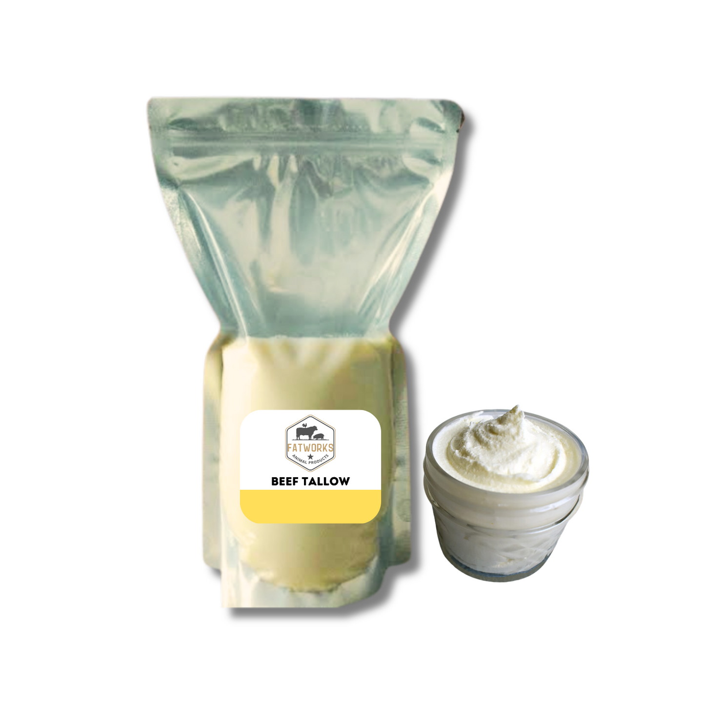 1kg Beef Tallow and 100g Tallow Skincare