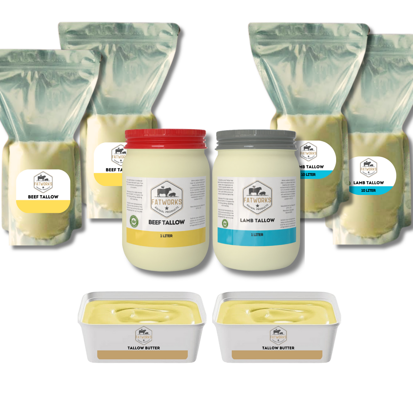 Beef Tallow, lamb Tallow and beef tallow butter