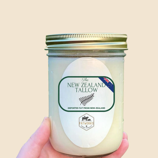 Fatworks Limited — New Zealand Grass-Fed Beef Tallow (500 ml Glass Edition)
