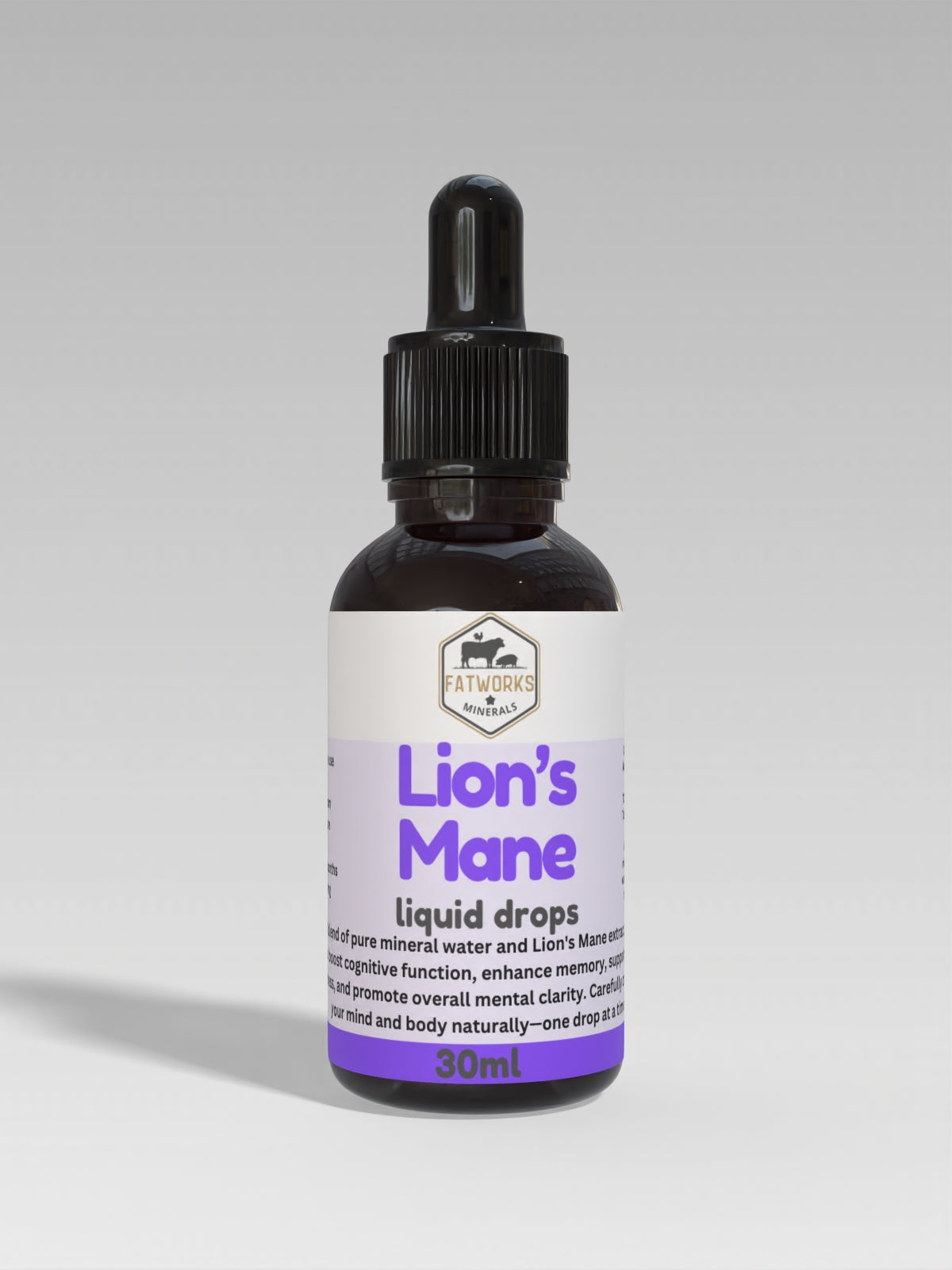 Lion’s Mane Mineral Drops - 30ml